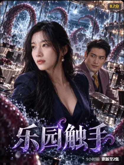黄果短剧《乐园触手》封面